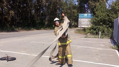 Тренировки дружин юных пожарных 