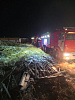 Добровольные пожарные Уянского поселения приняли участие в тушении крупного пожара