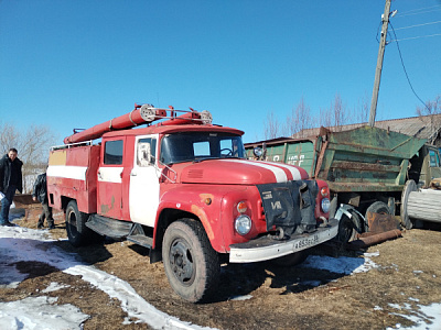 Проверка добровольных пожарных формирований Тайшетского района