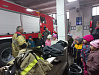 Экскурсия в 21 пожарно-спасательную часть для малышей детского сада «Незабудка» р.п Куйтун