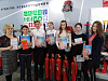 Награждение участников районной олимпиады по пожарной безопасности в Шелехове