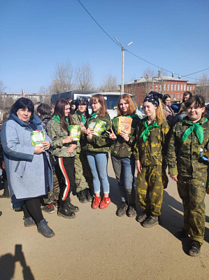 Акция «Молодежь Прибайкалья против пожаров» в городе Усолье-Сибирском 