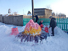 Костер из снега зажгли в Усть-Уде
