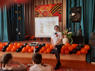 Урок мужества, посвященный Дню Победы, прошел в Тайшетской школе №5!