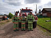 Новое оборудование получили добровольные пожарные в Балаганском районе