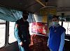 Пропаганда пожарной безопасности в общественном транспорте г. Тулуна