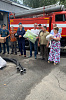 Новое снаряжение, ручной инструмент и оборудование получили добровольные пожарные Шелеховского района