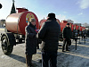 12 пожарных прицепов от Иркутского РО ВДПО передали в дар добровольным пожарным формированиям Приангарья