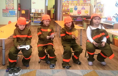 О пожарной безопасности воспитанникам детского сада «Рябинка» поселка Магистральный