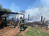 Оперативное тушение пожара в селе Новая Када