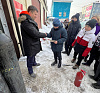 Школьники поздравили сотрудников ПЧ-2 города Иркутска с Днем защитника Отечества