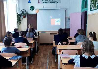 Уроки пожарной безопасности в Казачинской школе