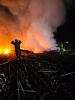 Добровольные пожарные Уянского поселения приняли участие в тушении крупного пожара