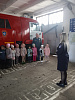 Экскурсия в 21 ПСЧ для малышей детского сада «Улыбка» р.п Куйтун
