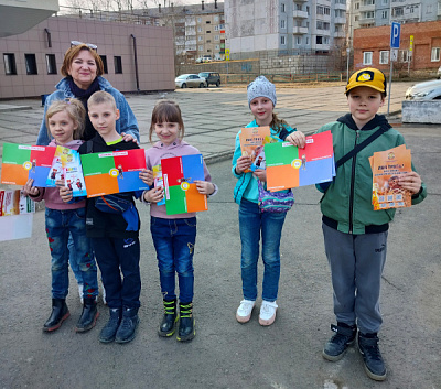 Профилактическая акция «Весна без пожаров!» прошла в городе Усть-Илимске