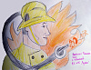 Дети Иркутской области нарисовали открытки для пожарных!