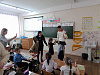 Саянское ВДПО и дюповцы провели в школе №7 города Саянска урок безопасности