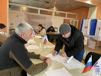 Выборы президента России в поселке Усть-Ордынский