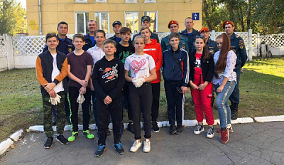 Юные пожарные включились во Всероссийскую экологическую акцию «Зеленая Россия»