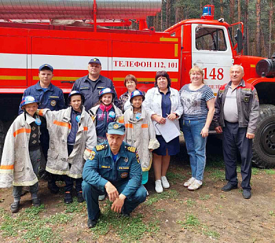 День юного пожарного в оздоровительных лагерях Усольского района