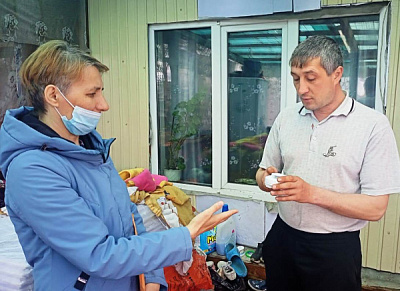 В Казачинско-Ленском районе стартовала компания по установке датчиков дыма в домах многодетных семей