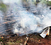 Добровольцы ликвидировали пожар в поселке Речушка Нижнеилимского района