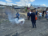 Молодежь поселка Артемовский против пожаров
