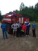 Школьники из поселка Мусковит познакомились с профессией пожарного