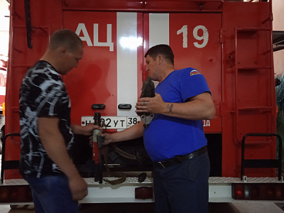 Добровольные пожарные Усть-Удинского района прошли обучение