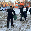 Акция "Теперь не скользко!" прошла в Усолье-Сибирском