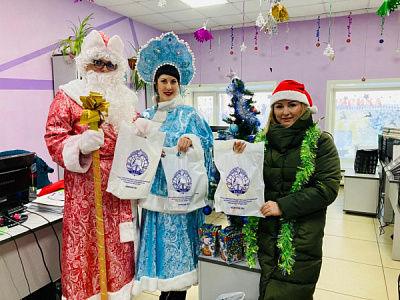 Рождественские подарки от Тайшетского отделения ВДПО