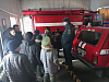 Школьники побывали на экскурсии в 6 пожарно-спасательной части в день открытых дверей, посвящённый Дню спасателя