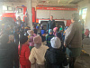 Экскурсия в 21 пожарно-спасательную часть для малышей детского сада «Капелька» поселка Куйтун