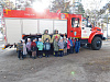 Пожарные побывали в гостях у детского сада «Светлячок»