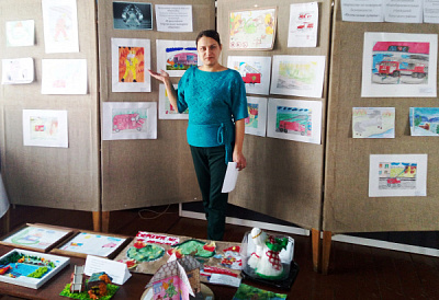 Выставка творческих работ по пожарной безопасности в Качуге