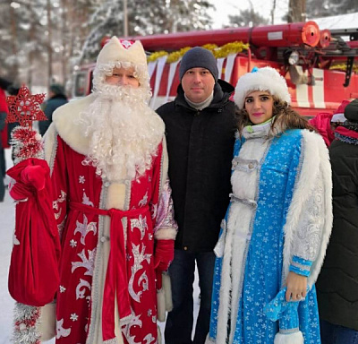 Шелеховское ВДПО на шествии Дедов Морозов