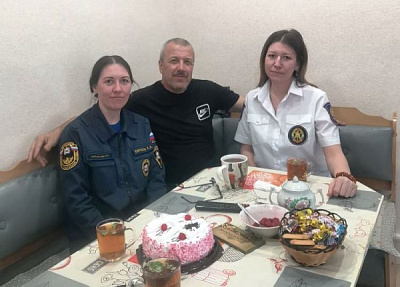 Поздравление пенсионеров пожарной охраны и ветеранов Казачинско-Ленского ВДПО