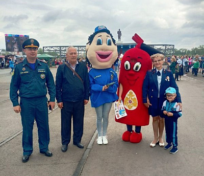Объединенный праздник детства и безопасности прошёл в Черемхово