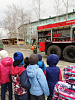 Дошколята города Шелехова поздравили огнеборцев с Днем пожарной охраны
