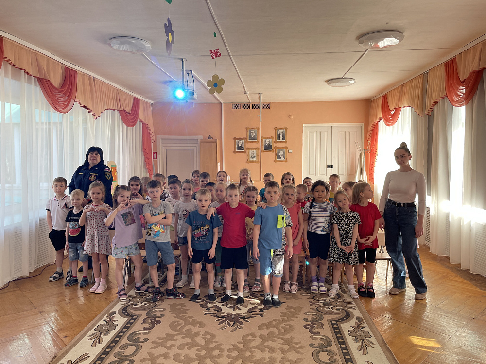 Дошкольникам Усольского района о пожарной безопасности