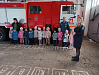 Экскурсия в 21 ПСЧ для малышей детского сада «Улыбка» р.п Куйтун