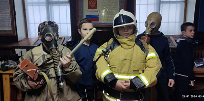 За знаниями в пожарную часть города Усть-Кута