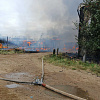 ДПК р.п Новобирюсинский Тайшетского района потушили крупный пожар