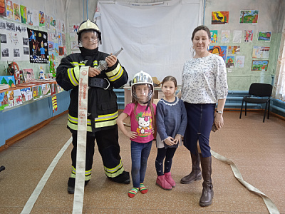 Квест «На пожарном рукаве» для обучающихся Усть-Удинского Дома детского творчества
