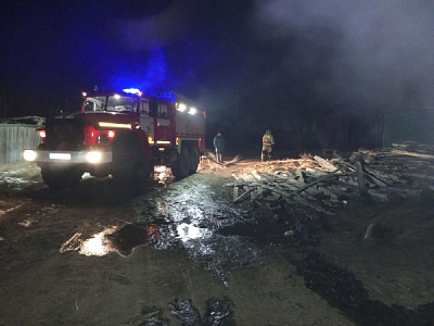 Добровольные пожарные Уянского поселения вновь не дали ход огню