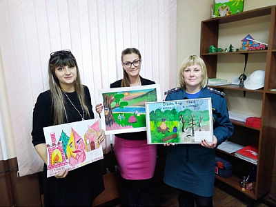 Всероссийский конкурс рисунков на противопожарную тематику в Шелехове