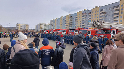 В Братске отметили День пожарной охраны России