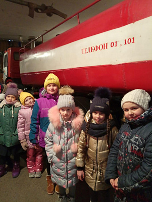 Экскурсия в пожарную часть №36 города Железногорск-Илимский
