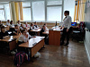 Урок-презентация "Пожарная безопасность в новогодние каникулы" прошел в городской гимназии №1 города Усть-Илимска