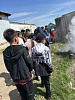 Пожарная эстафета в районном центре досуга «Наран»
